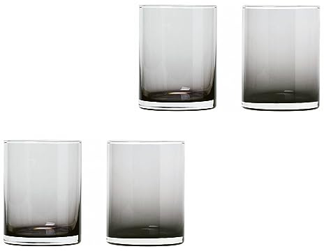 Blomus Trinkgläser Set MERA | 4er Set Wassergläser | 220 ml | Spülmaschinengeeignet | Farbe Smoke