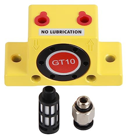 Luftturbinvibrator, pneumatisk vibrator GT8/10/13 aluminiumlegering turbinvibrator 130-11150N luftturbinoscillator, elektriska betongvibratorer (GT10)