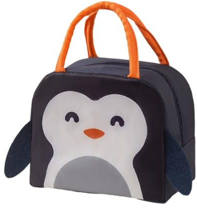 QEDBOJE Bolsa Térmica Porta Alimentos, 1 Unidad, Almuerzo Aislada y Térmica, Reutilizable con Correa para Niños y Niñas, Ideal para Picnic, Guardería y Viajes, Comida, Loncheras de Trabajo, Lunch Bag