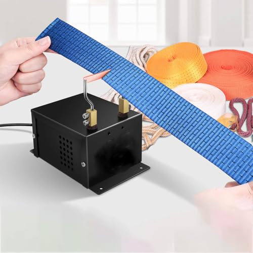 Tagliafune Elettrico da Banco, Lama Termica A Coltello Caldo da 60 W, Termosigillatrice, Temperatura Massima 500 ℃, Kit di Utensili da Taglio per Montaggio su Banco, per Nastro in Tessuto Intrecciato