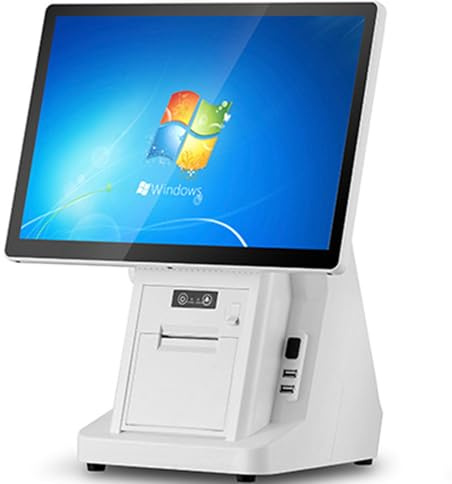 SHENGSHIYU Registratore di Cassa Telematico,Angolazione Regolabile con Una Mano,8GB + 258GB,Registratore Cassa per Minimarket,Centri Commerciali,Supermercati,Ristoranti,caffè,80mmPrinter