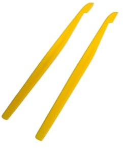 TUPPERWARE Pelador de naranjas, 2 unidades, color amarillo