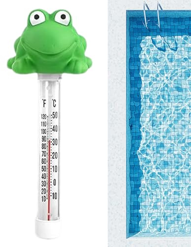 Sensore Di Rana - Termometro Galleggiante Per Piscine, Misuratore Di Acqua Di Colore Verde Preciso | Misuratore Di Vasca Portatile, Tester Ag