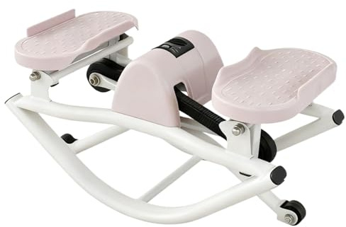 WJnflQN Rock Stepper - Movimiento lateral compacto con protección de las articulaciones para la musculatura del tronco, entrenamiento abdominal y de piernas, para casa, oficina o apartamento