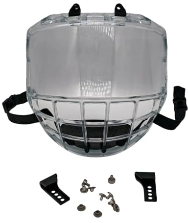 Baoblaze Ice Hockey Helmet Full Visor Full Face Protection Visor Professional Ergonomic Premium Practical Replacement Accessory