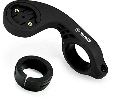 TUFF LUV Outfront Mount for Wahoo Elemnt/Mini/Bolt/ROAM Mount - Black