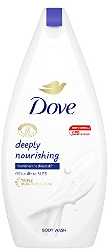 Dove Deeply Nourishing Body Wash Microbiome-Gentle body cleanser for softer, smoother skin after one shower 450 ml