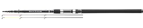DAIWA Black Widow Tele Feeder, Teleskop-Angelrute, 3.00 Meter, 80 Gramm, 11574-305
