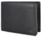 LEDEROW Geldbörse Herren Leder Schwarz - Querformat Geldbeutel inkl. Geschenkbox - Männer Portemonnaie RFID Schutz mit Münzfach - Portmonee Wallet Brieftasche Mann groß (Schwarz)