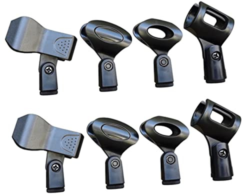 SUPVOX Clip De Microphone Universel Réglable Support Antivibration Pour Micro Sans Fil Accessoire Pratique Pour Performances Intérieures Et Extérieures 3.15X2.99X2.17 Pouces