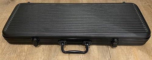 Squirrel Poker - 500pcs Empty Black Heavy Duty Ultimate ABS Carry Case with Moulded EVA Chip Tray - Suitable for the heaviest poke chips up to 16G
