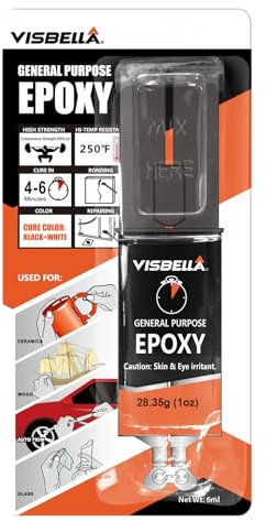 Théo Colle Epoxy Bi-Composant - Haute Résistance - Hautes Températures - 5 Minutes Temps De Prise