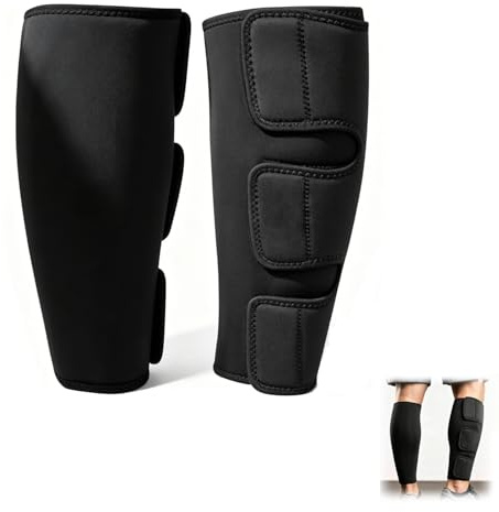MEISO Supporto per Polpacci, Polpaccera Compressione, Fasce a Compressione per Polpaccio, Gambaletti Compressione Regolabile, per Sport, Calcio, Corsa, Ciclismo, Circolazione Gambe, Vene Varicose