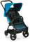 iCOO Acrobat kompakter Buggy bis 18 kg mit Liegefunktion ab Geburt, mit einer Hand klein klappbar, leicht - aus Aluminium, höhenverstellbarer Schiebegriff, Reflektoren – Blau
