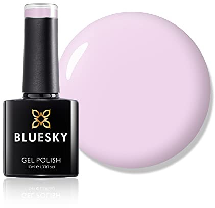 Bluesky Bluesky Gel Polish, Romantique, 80504, 10 ml, Gel Soluble Nail Polish, Pink, Nake, Pastel (Curing Under UV/LED Lamp Required) Pack (x)