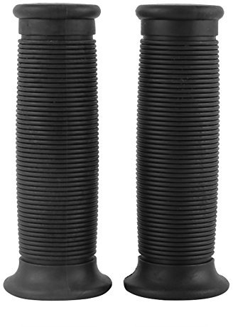 Lenker Griffe, Fydun 1 Paar 22 mm / 25 mm Universal Anti-Rutsch Motorradlenker mit Vintage Handgriffen für Moped Quad Mofa (Schwarz)