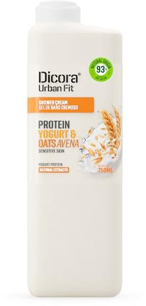 Dicora Urban Fit Gel de Baño Proteins Yogurt & Avena 750 ml