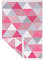Fashion4Home Teppich Läufer - Tepiche für Wohnzimmer, Schlafzimmer, Küche, Kinderzimmer, Badezimmer - Boho Kelim - Läufer Flur, Karo-Hellrosa, Größe: 160x230 cm