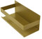 Étagère de douche autocollante, angulaire, organisateur pour salle de bain, cuisine, porte-épices (doré)