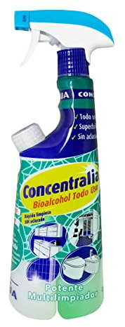 Concentralia Bioalcohol Todo Uso | Producto Concentrado Equivalente a 7,5L o 10 Unidades Tradicionales de 750 ml | Limpia Hogar con Bioalcohol | Multiusos