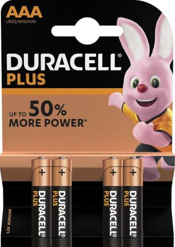 Duracell Ministil 4 Stück Alkaline Plus Power