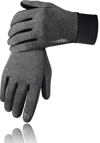 SIMARI Winter Thermo-Handschuhe Herren und Damen Touchscreen fahrradhandschuhe Winddicht für Running Outdoor SMRG102 L