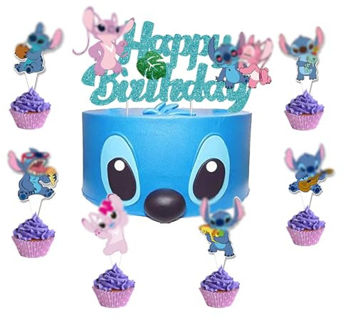 Cake Topper, Tortendeko Geburtstag Kinder, Cupcake Topper, Torte Topper Kinder, Kuchen Deko Geburtstag, Cake Topper Kindergeburtstag für Kinder Party kuchendekoration.