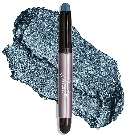 Julep Eyeshadow 101 Crème-to-Powder Eyeshadow Stick (Sapphire Shimmer) Long-Lasting, Waterproof Eye Shadow - Blendable, Crease-Proof with Built-In Smudger