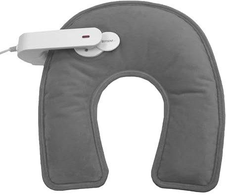 EPISENT Electric Hot Water Bottles - Rechargeable, Soft & Cosy Warmer - Lower Back, Stomach & Hand - Wearable Electric Warmer - Pain Relief Bag (U Shape Neck Warmer Grey)