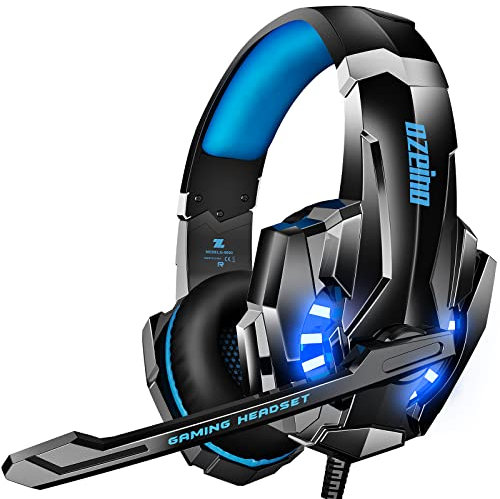 Ozeino Casque Gaming, Casque Gamer pour Ps5, Son Stéréo 3D, Casque avec Microphone Antibruit, Casques avec Jack 3,5 mm,Casque Gaming pour PC Ps4 Xbox Switch