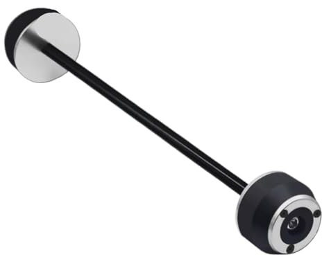 Naojino Frame Sliders Protectors For Z750 2007-2013 For Z750R 2011 2012 2013 For Z750S 2005-2006 Motorcycle Falling Protection Front Axle Wheel Fork Sliders Cap Crash Protector Pads(Silver)