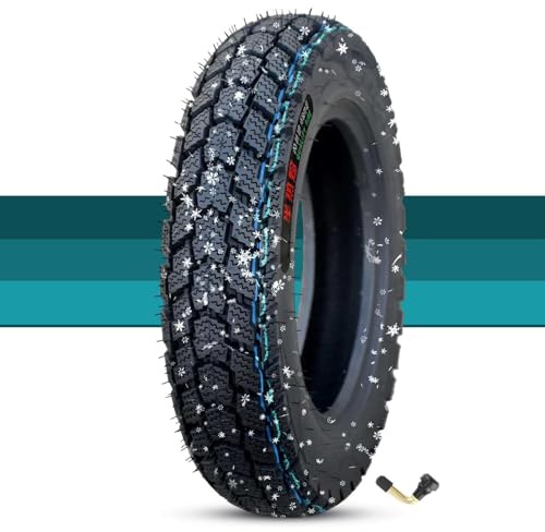 3.00-10 Däck Släppningsfritt 8 PR 300 kPa 49P, 3.00 10 Pansarskydd Vinterdäck till Scooter Motorcykel Fram Bak, Alla Terrängtyper Halkskydd Profilmönster