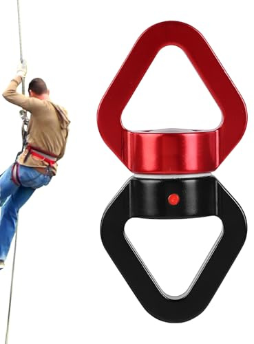 S Climbing - Lockable Swivel 30kN for Rope - Hiking Equipment Camping Backpack Box Rope Bag Gym for Outdoor