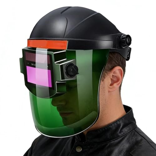 Maschera da saldatura - Schermo Automatico per Saldatore - Casco da saldatura Vero Colore | per Officina Meccanica Edile Domestico Auto Fabbrica Esterno