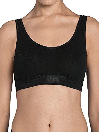 sloggi Double Comfort Top, Sujetador, Mujer, Negro (Black), 40