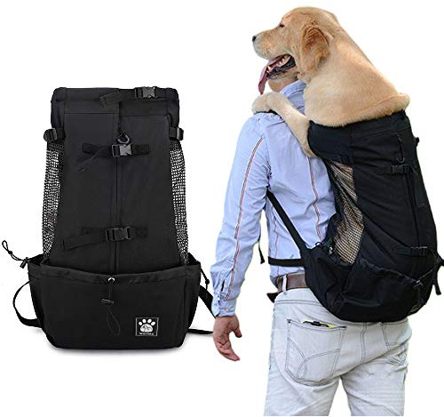 Woolala hund ryggsäck bärare ryggsäck valp huvud ut främre pack litet husdjur
