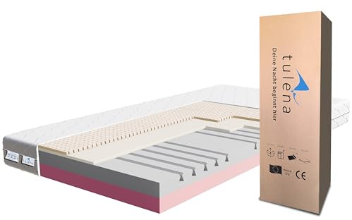 TULENA NOX Matratze 120x200 Komfortschaum weich H1 + H2 Comfort Plus 18 cm Probeschlafen inkl. Wendematratze Antibakterieller Bezug mit Reißverschluss