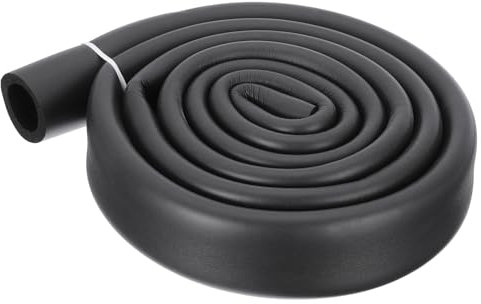 DMiotech Pipe Insulation Tube 22mm(7/8) ID x 5mm Thick 5.7ft Foam Grip Wrap Closed Cell Foam Tubing Non-Slip for Utensil Tools Handle Support 1.75m, Black