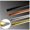 Moulure Adhesive Moulure Plafond Kit Moulure Murale Adhesive Baguette De Finition Corniche Plafond Baguette Angle Mur,Pour Mur,Plafond,Sol,Carrelage (Noir 4m*8mm)