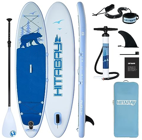 Tabla de Paddle Surf Hinchable con Accesorios Completos Premium Tabla Sup Hinchable | Ultraligera Tabla de Sup Stand Up Paddle Board Unisex Adulto y Jóvenes