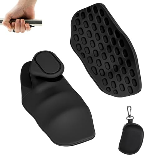 Swiftctrl 1 Paire de Gants de Sport Anti-Dérapants avec Nécessaire de Transport, Poignées de Fitness Ergonomiques en Caoutchouc pour Homme & Femme, Gants d'Entraînement Respirants pour Haltérophilie