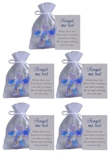 Opatiny Nontiscordardime Angelo – Regalo commemorativo per la perdita, angelo di carta bianca con design a fiore nontiscordardime 15 cm figura decorativa comfort