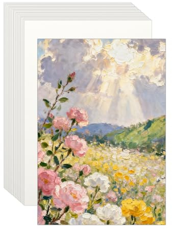 PATIKIL 5.9 x 3.9 Inch Pastel Paper, 25 Pack 200 GSM Pastel Drawing Paper Heavy - Weight Artist Pastel Pad for Pencil Oil Charcoal Pastels Adults Crafts, Beige