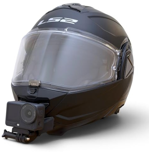 Action Cam Chin Mount motorcykelhjälmar (Single, Nolan N70-2 X)