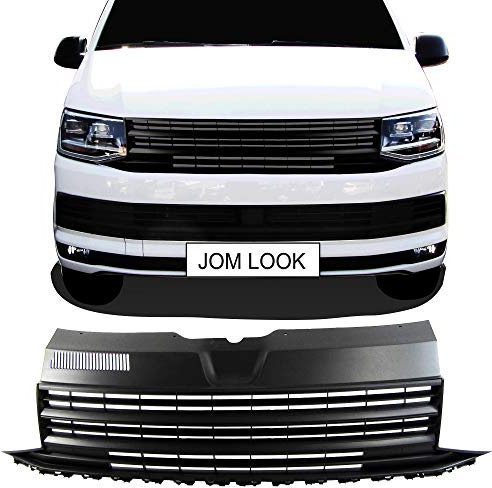 JOM 7H6853653JOE Kühlergrill ohne Emblem, schwarz für VW T6