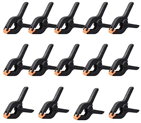 14-teilige Nylon-Federklemmen, Kunststoff-Hochleistungs-Greifklemmen-Set-14 Stück 2-Zoll-Klemmen