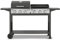 Tower Goucho T978544 6 Burner Gas BBQ and Plancha with Precision Heat Thermometer and Waterproof Cover, Black