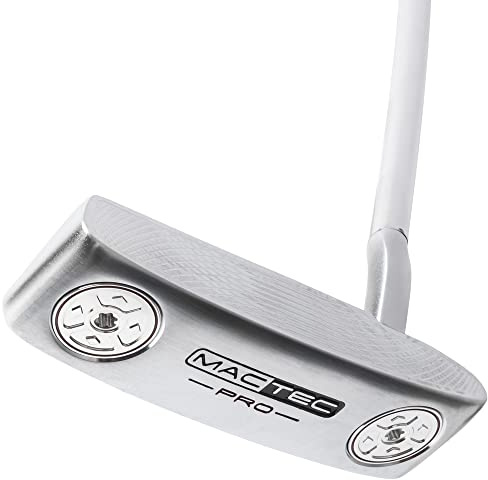 MacGregor Golf MACTEC Pro 1 Putter, Right Hand, Silver, 34