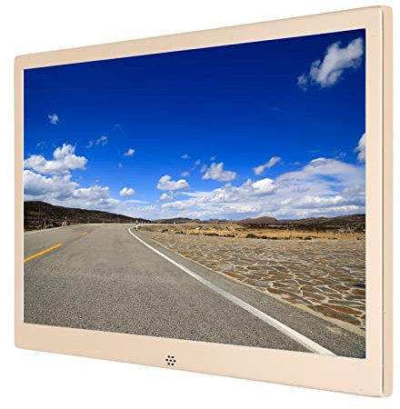 Cornice Digitale, Cornice Video HD 1080P da 12 Pollici, Display Full HD, Angolo di Visione di 180°, Altoparlanti Stereo Integrati, Controllo Dual Mode, per Amici e Familiari