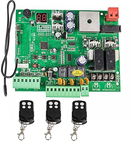 Ouvre-portail automatique pour portails battants Carte PCB de Type universel 12V/24V for panneau de commande d'ouvre-porte pivotant à Double bras automatique système de Centre de contrôle intelligent